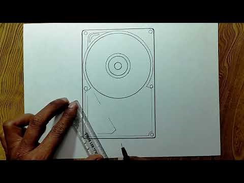 Hard disk drive drawing