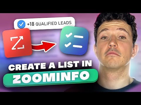How To Get The Best List Out of Zoominfo SalesOs? [Zoominfo List Building Tutorial 2025]