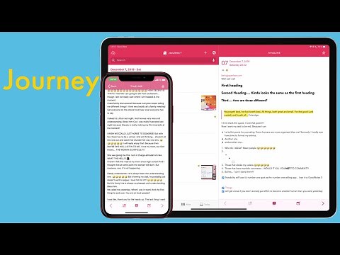 DIGITAL JOURNALING using JOURNEY (A journaling app)