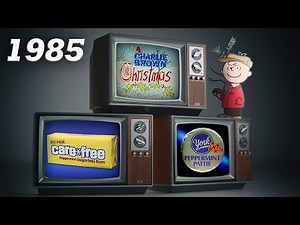 1985 - CBS - A Charlie Brown Christmas Complete Commercial Breaks in 4k