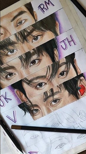Drawing V BTS #bts #btsdrawing #drawing #taehyung #taehyungedit