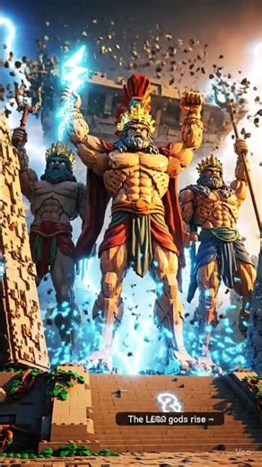 LEGO Gods Rise from the Temple! ⚡ (Part 1) #lego