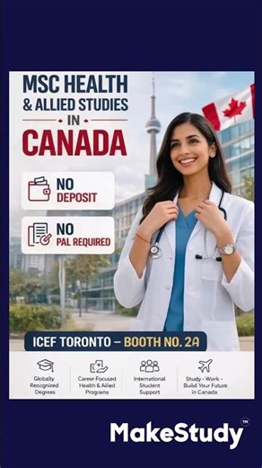 MSc Health & Allied Studies in Canada – September 2026 Intake Open. Apply today .
