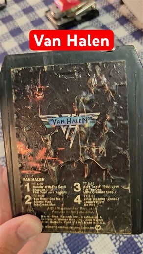 Van Halen 8 Track Repair #vintage #8track #vanhalen #repair #stereo