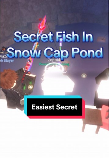 Discover Baby Emperor Fish in Roblox Snow Cap Pond