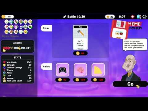 Meme Mayhem Wheeler level 25 ascension mind flare fun