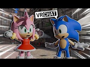 “From Heroes to Inches Tall?! Sonic & Amy’s Wild Shrink Adventure!” VR CHAT!