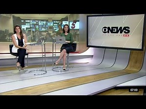Início do "Jornal Globo News - Edição das 07h" com Heloisa Gomyde e Cecília Flesch (27/02/2018)