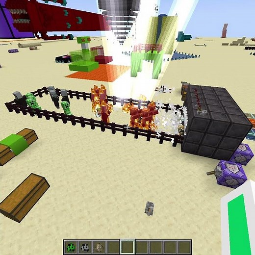 Deadly Snow Golem Turret in Minecraft