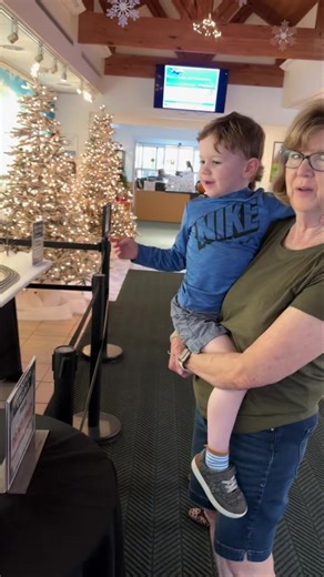 Sammy is visiting his Grandma and started our holiday train this morning! Heartfelt gratitude to volunteer John Panchery, Roundhouse South and the ever generous The Mount Dora Library Association for sponsoring our Winter Wonderland lobby exhibit! | W.T. Bland Public Library
