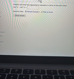 Simplify and write the trigonometric expression in terms of sin... | Filo
