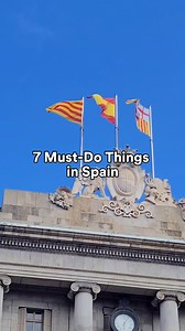 7 of the top things to do in Spain 🇪🇸 See all of our Spain tours here: https://goaheadtours.me/4gRBY5w From flamenco shows to stunning beaches, we cover it all on our guided tours. What's on your list? 7. Flamenco show 💃 6. Savor authentic paella 🍴 5. ﻿Marvel at the Sagrada Familia 🏰 4. Relax on the beaches of Mallorca and Menorca 🏖️ 3. Visit the Alhambra in Granada 🌟 2. Stroll through Park Güell in Barcelona 🎨 1. ﻿Wander the medieval streets of Toledo 🛤️ | EF Go Ahead Tours