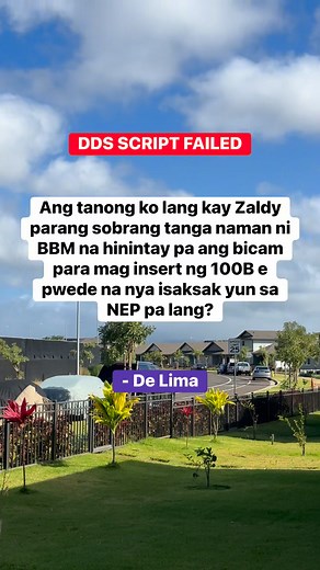 Zaldy Co script Failed #ZaldyCo #BBM | Israel Eliseo Lagmay Sambo II