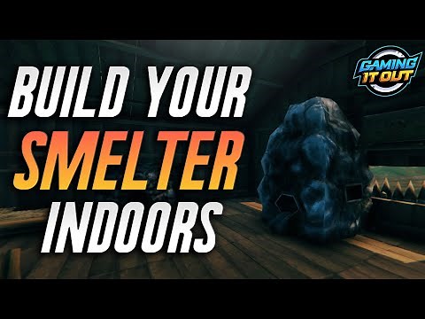 Valheim - How To Build Smelter/Charcoal Kiln In Your House