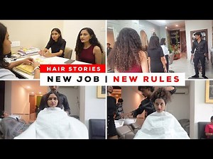 Level 1 employees must get Level 1 haircut 💇‍♀️Long to short bob haircut during interview 🔥