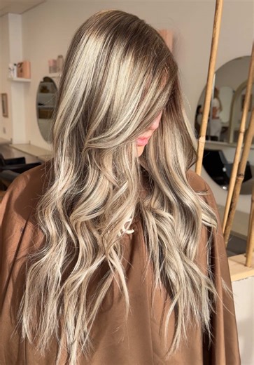 Seamless Asymmetric Blonde Hair System Installation