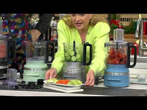 KitchenAid 9-Cup Food Processor Plus Julienne Disc on QVC