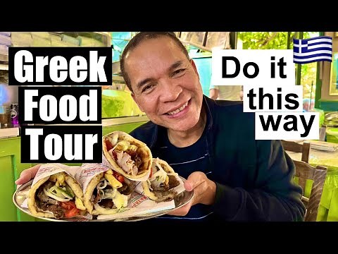 Greek Food Tour | What to eat in Athens Greece | Greek Street Food