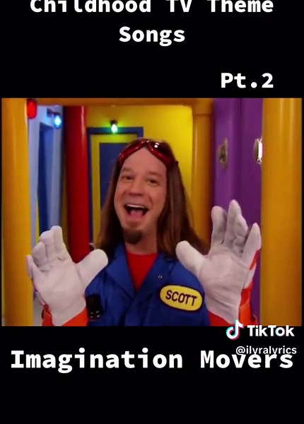 Childhood TV theme songs - imagination movers. Nobody I know remebers this show but oh well 😅 #childhood #themesongs #imgainationmovers #nostolgia