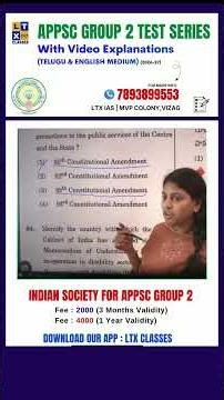 APPSC Group 2 2024 Indian Society PYQ | APPSC GROUP 2 | LTX IAS | #group2prelims #ltxias #appsc