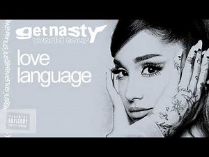 ariana grande - love language (live studio concept)