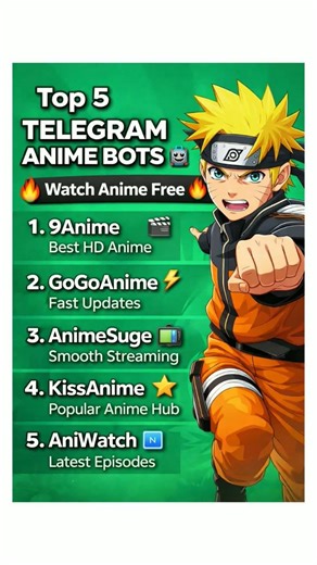 🔥 Top 5 Telegram Anime Bots | Watch Anime Free 🤖 #trending #anime #shortvideo