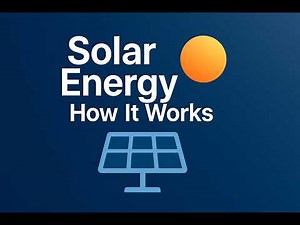 How Solar Panels Work — From Photons to Electricity