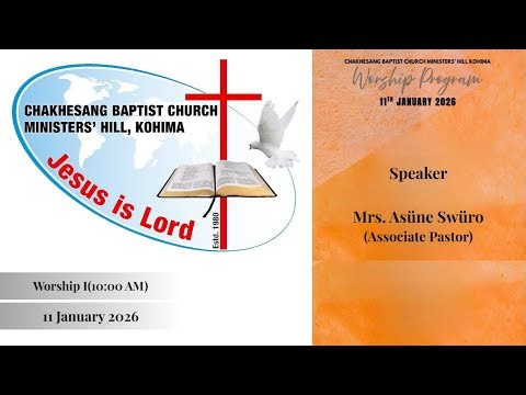 Sunday Worship Service I | 11th January 2026 | 10:00 AM