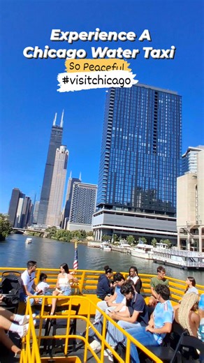 Experience Chicago In A Water Taxi | Visit Chicago | Facebook