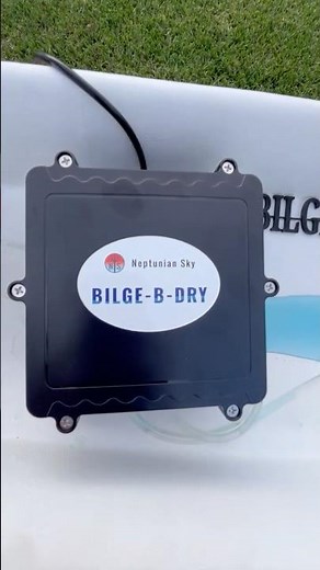 BILGE-B-DRY in action - see how it works! Your dry bilge solution to remove boat cabin odor!
