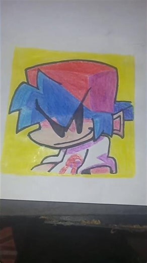 drawing the fnf mobile logo