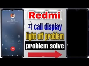 redmi call display off problem | how to solve redmi phone call display off problem