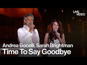 [LIVE] 안드레아 보첼리, 사라 브라이트만 (Andrea Bocelli, Sarah Brightman) - Time To Say Goodbyeㅣ한글자막 라이브