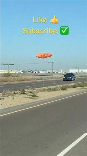 I didn’t know Blimps were fast!!! #blimp #aviation #aircraft