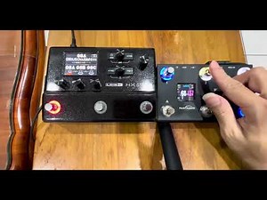 Use Paint Audio MIDI Captain mini 6 control the Line 6 HX Stomp