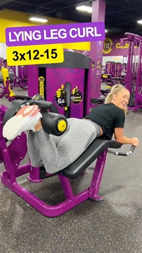 Sara shows how to perform a leg curl and more #fitnessmotivation #workoutroutine