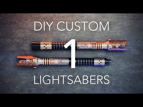 Custom Lightsabers making process - part 1/2