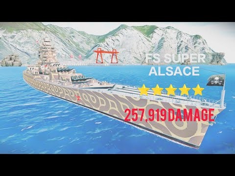 Super alsace king of damage #battleofwarship