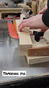 Build your own tapering jig easily!