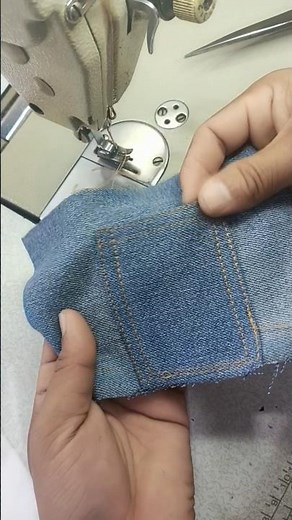Sewing a Pocket #seqing #diy #craft #tutorial