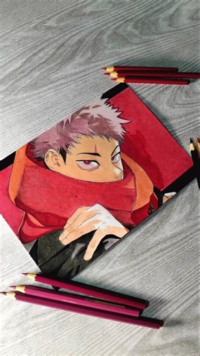 huhu dry markers😭🤌 #drawing #jjk #jujutsukaisen #shorts