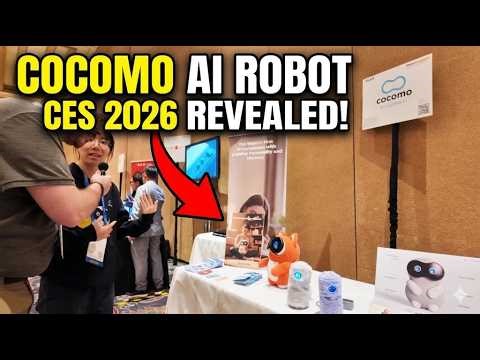 This Robot Is Warm Like A Living Animal? (Cocomo at CES 2026)