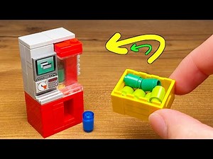 How to make a Lego Soda Machine - no technic