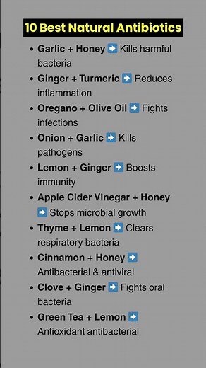 10 Best Natural Antibiotics