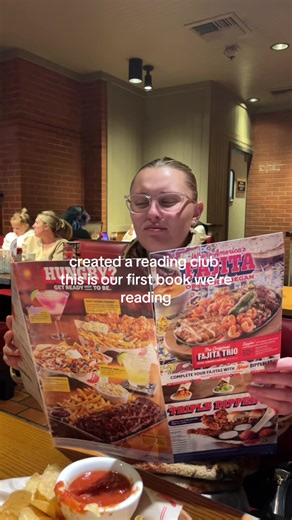 New Year’s resolution is reading more!! #bookclub #chilis #tripledipper #3forme