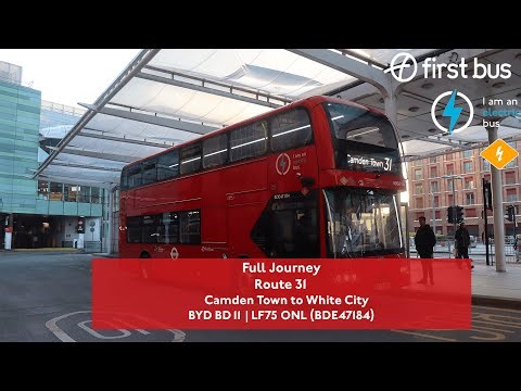 Full Journey | Route 31 to White City | Brand New BYD BD11 ⚡ | BDE47184 (LF75 ONL)