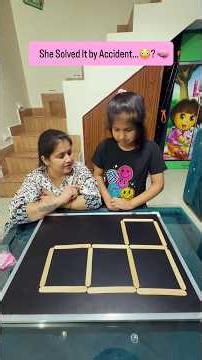 Daughter Solved It by Accident! 😳 #Shorts #challenge #viral #trending #games #explore #funny #kids