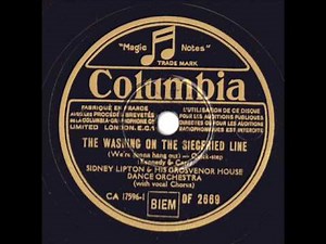 The washing on the Siegfried Line (We´re gonna hang out)