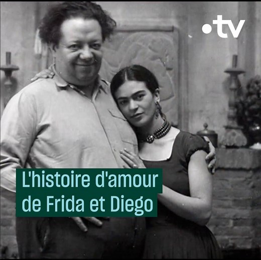 1M views · 1.4K reactions | Couple légendaire, Frida Kahlo et Diego Rivera vécurent une relation tumultueuse, unis par l'art et l'amour. | France tv culture | Facebook