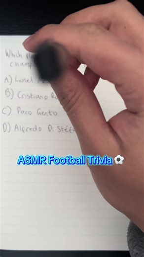 ASMR Football Trivia Challenge: Test Your Knowledge